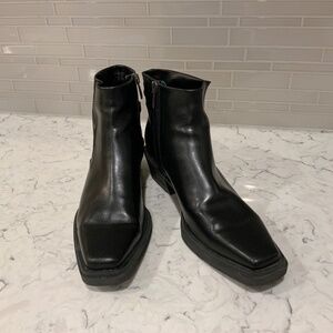 Franco Sarto Forte Zipper Ankle Boots